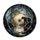 Schwarzer Panther in der Wasserregulierung Dartscheibe (vorne)