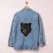 Schwarzer Panther Jeansjacke (Hangar)