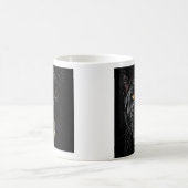 Schwarzer Panther Kaffeetasse (Mittel)