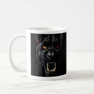 Schwarzer Panther Kaffeetasse