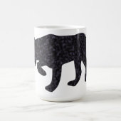 Schwarzer Panther Kaffeetasse (Mittel)