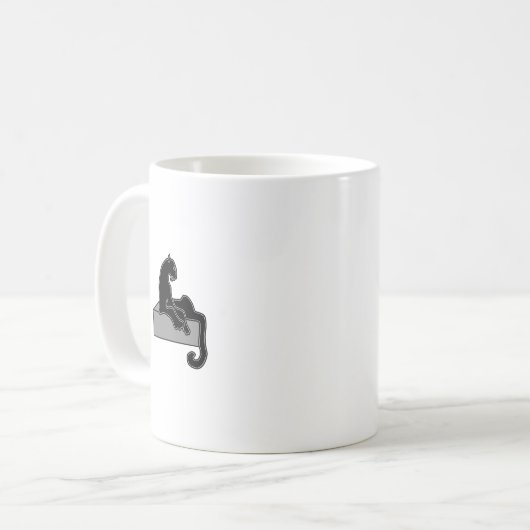Schwarzer Panther Kaffeetasse (Vorderseite Links)