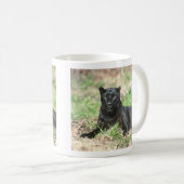 Schwarzer Panther Kaffeetasse (VorderseiteRechts)