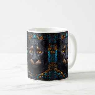 Schwarzer Panther Kaffeetasse