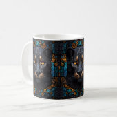 Schwarzer Panther Kaffeetasse (Vorderseite Links)