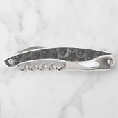 Schwarzer Panther Kellnermesser (Rückseite)