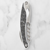 Schwarzer Panther Kellnermesser (Rückseite)