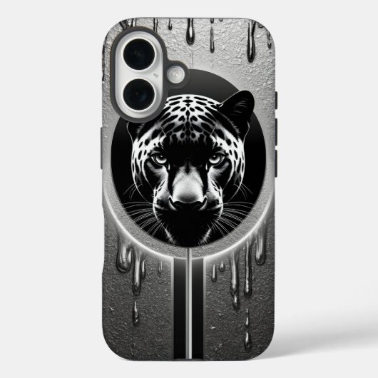 Schwarzer Panther kraftvolles Design 🐆 Case-Mate iPhone Hülle (Rückseite)