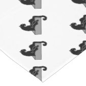 Schwarzer Panther Kurzer Tischläufer (Ecke)