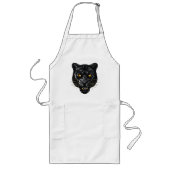 Schwarzer Panther Lange Schürze (Vorne)