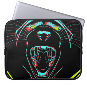 Schwarzer Panther - Laptop-Hülse Laptopschutzhülle