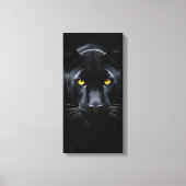 Schwarzer Panther Leinwanddruck (Vorderseite)