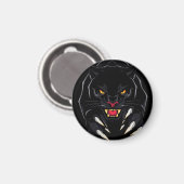 Schwarzer Panther Magnet (Vorderseite/Rückseite)