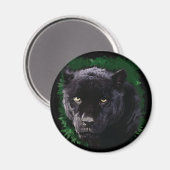 Schwarzer Panther Magnet (Vorderseite/Rückseite)