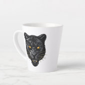 Schwarzer Panther Milchtasse (Linke Ecke)