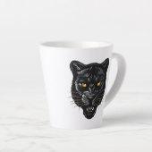 Schwarzer Panther Milchtasse (Rechte Ecke)
