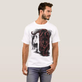 Schwarzer Panther mit Frauen T-Shirt (Vorne ganz)