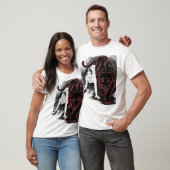 Schwarzer Panther mit Frauen T-Shirt (Unisex)