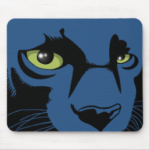 Schwarzer Panther Mousepad