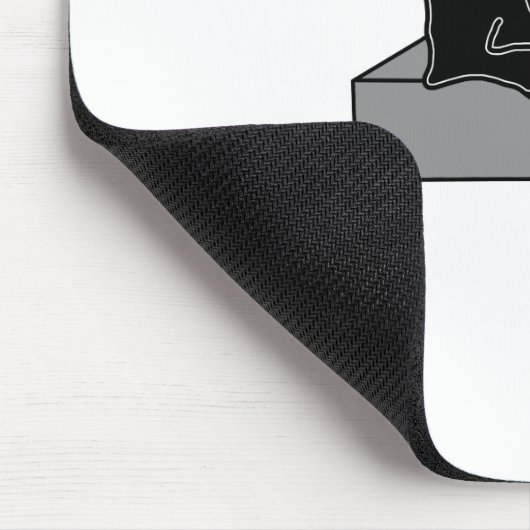 Schwarzer Panther Mousepad (Ecke)