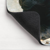 Schwarzer Panther Mousepad (Ecke)