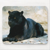 Schwarzer Panther Mousepad (Vorne)