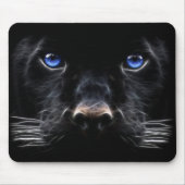 Schwarzer Panther Mousepad (Vorne)