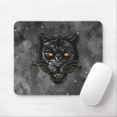 Schwarzer Panther Mousepad (Mit Mouse)