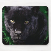Schwarzer Panther Mousepad (Vorne)