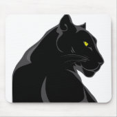 schwarzer Panther Mousepad (Vorne)