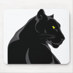 schwarzer Panther Mousepad