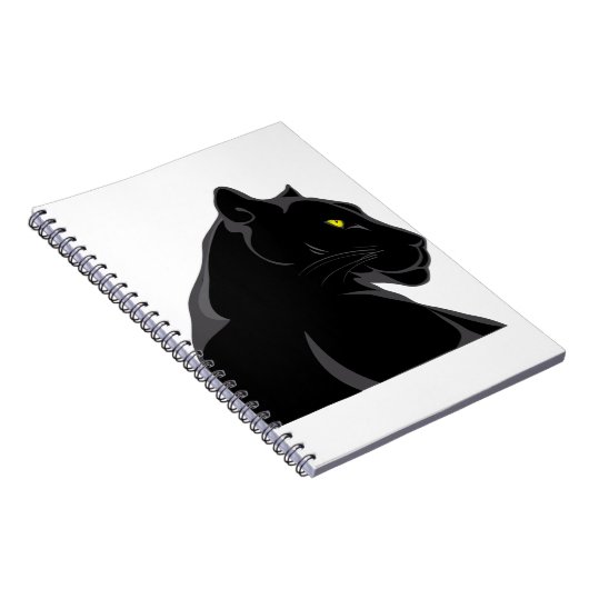 schwarzer Panther Notizblock (Rechte Seite)