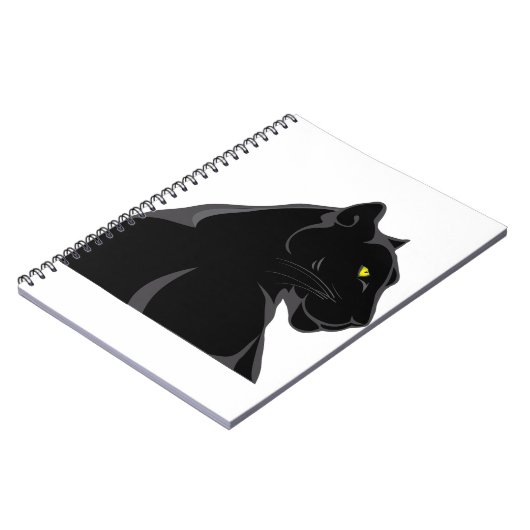 schwarzer Panther Notizblock (Linke Seite)