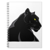 schwarzer Panther Notizblock (Vorderseite)