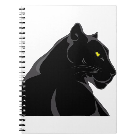 schwarzer Panther Notizblock (Vorderseite)