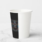 Schwarzer Panther Pappbecher (Links)