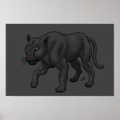 Schwarzer Panther Poster (Vorne)