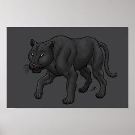 Schwarzer Panther Poster