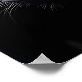 Schwarzer Panther Poster (Ecke)