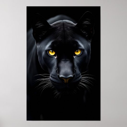 Schwarzer Panther Poster (Vorne)