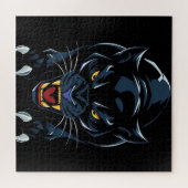 Schwarzer Panther Puzzle (Horizontal)
