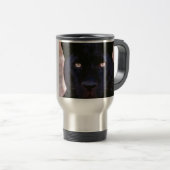 Schwarzer Panther Reisebecher (VorderseiteRechts)