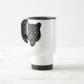 Schwarzer Panther Reisebecher (Vorderseite Links)