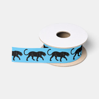 schwarzer Panther Satinband