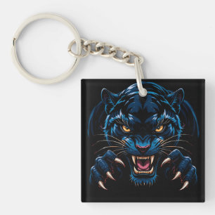 Schwarzer Panther Schlüsselanhänger