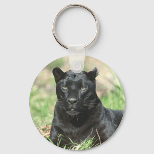 Schwarzer Panther Schlüsselanhänger (Vorderseite)