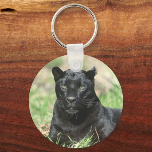 Schwarzer Panther Schlüsselanhänger (Vorderseite)