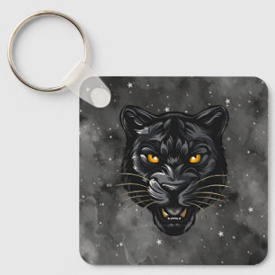 Schwarzer Panther Schlüsselanhänger
