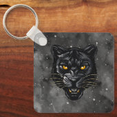Schwarzer Panther Schlüsselanhänger (Vorderseite)