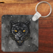 Schwarzer Panther Schlüsselanhänger (Rückseite)